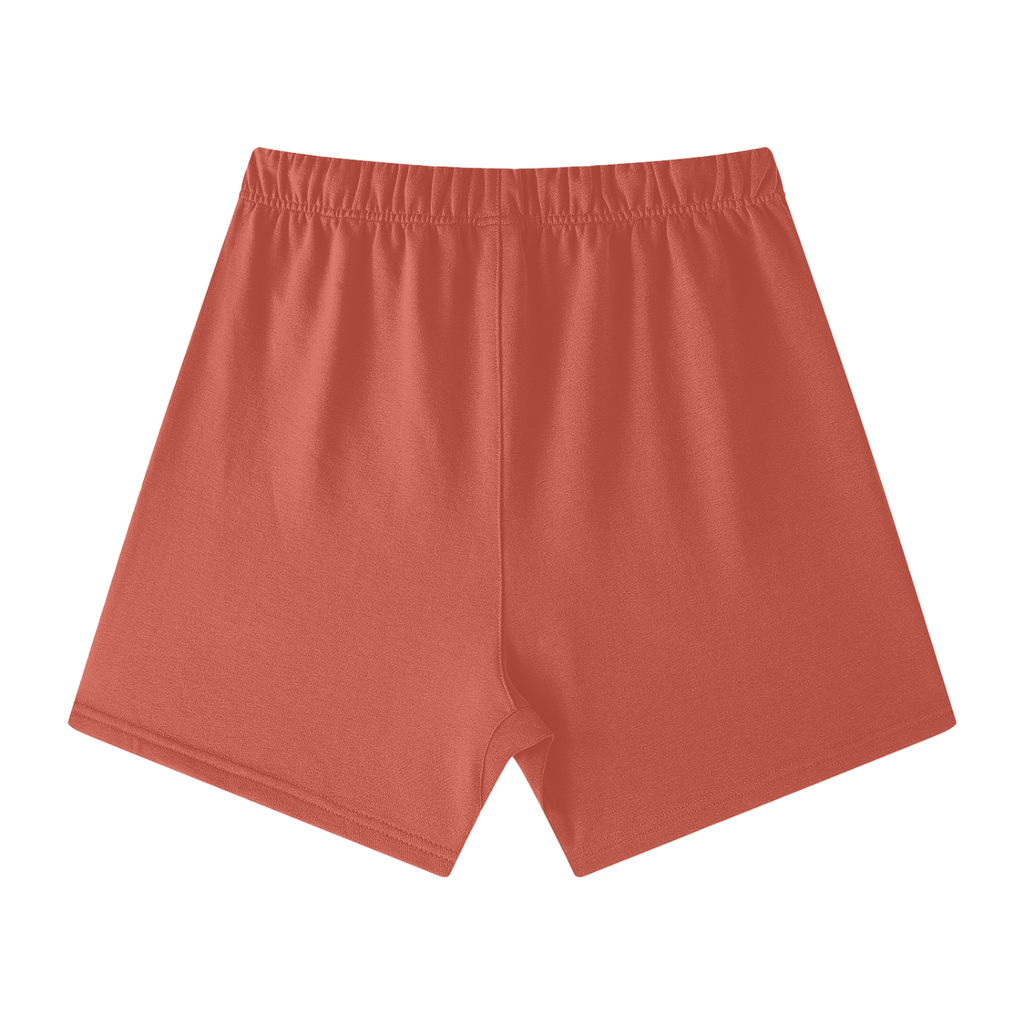 Unisex Earth Tone Loose Fit What Wee Wear Cotton Shorts