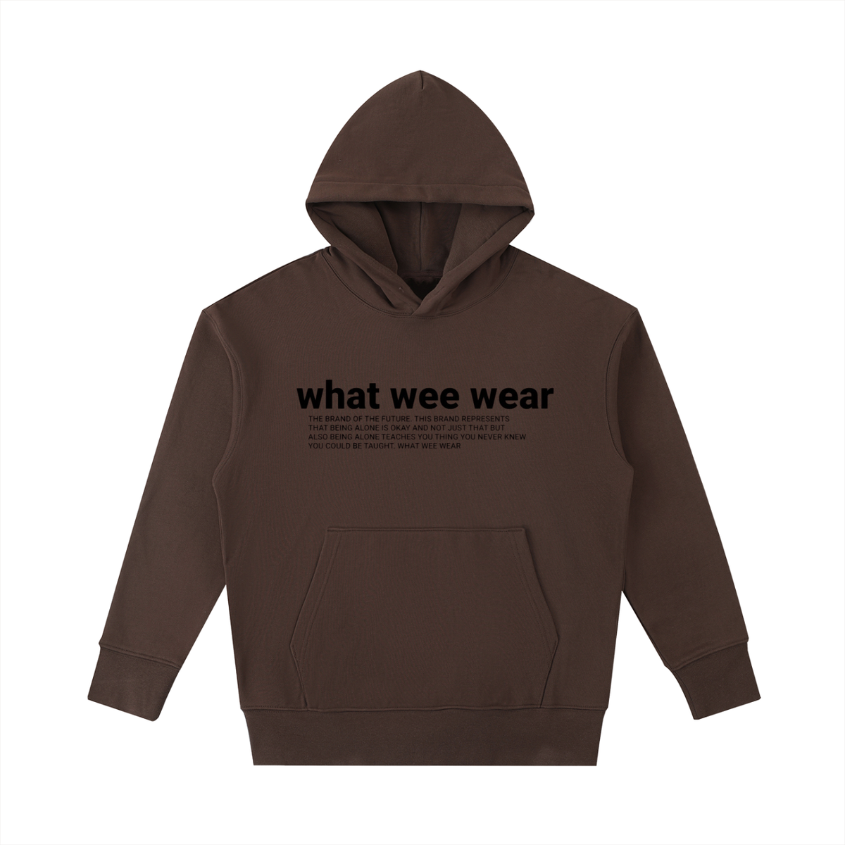 Essential Heavyweight Cotton What Wee Wear Hoodie