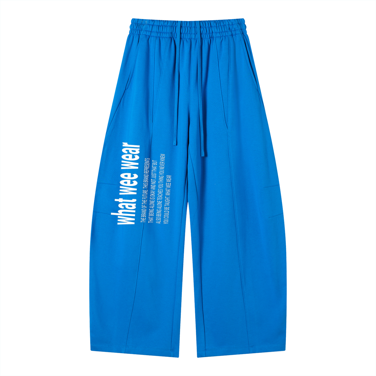 Heavyweight Wide Leg What Wee Wear Sweatpants