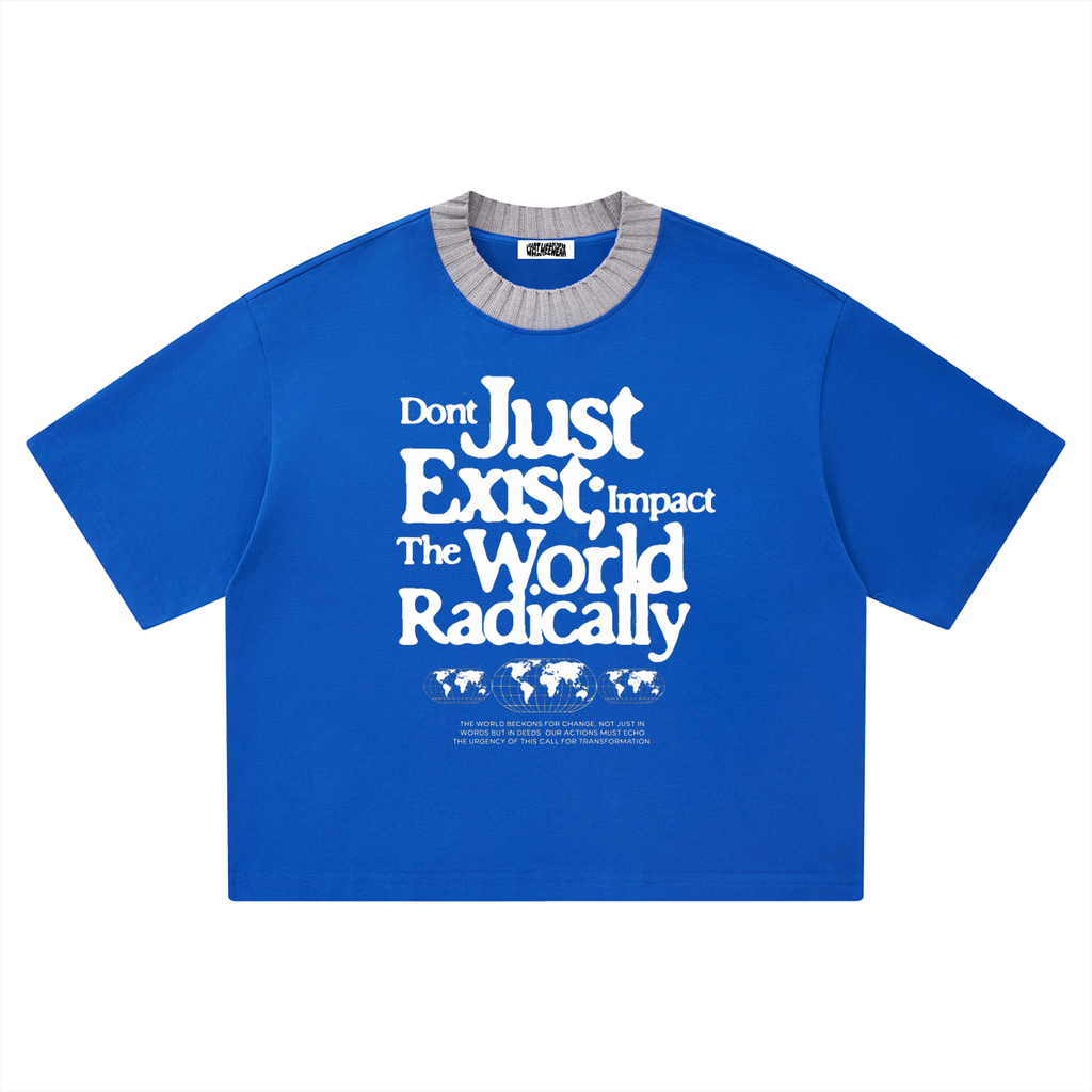 Unisex Heavyweight Boxy Impact The World T-Shirt