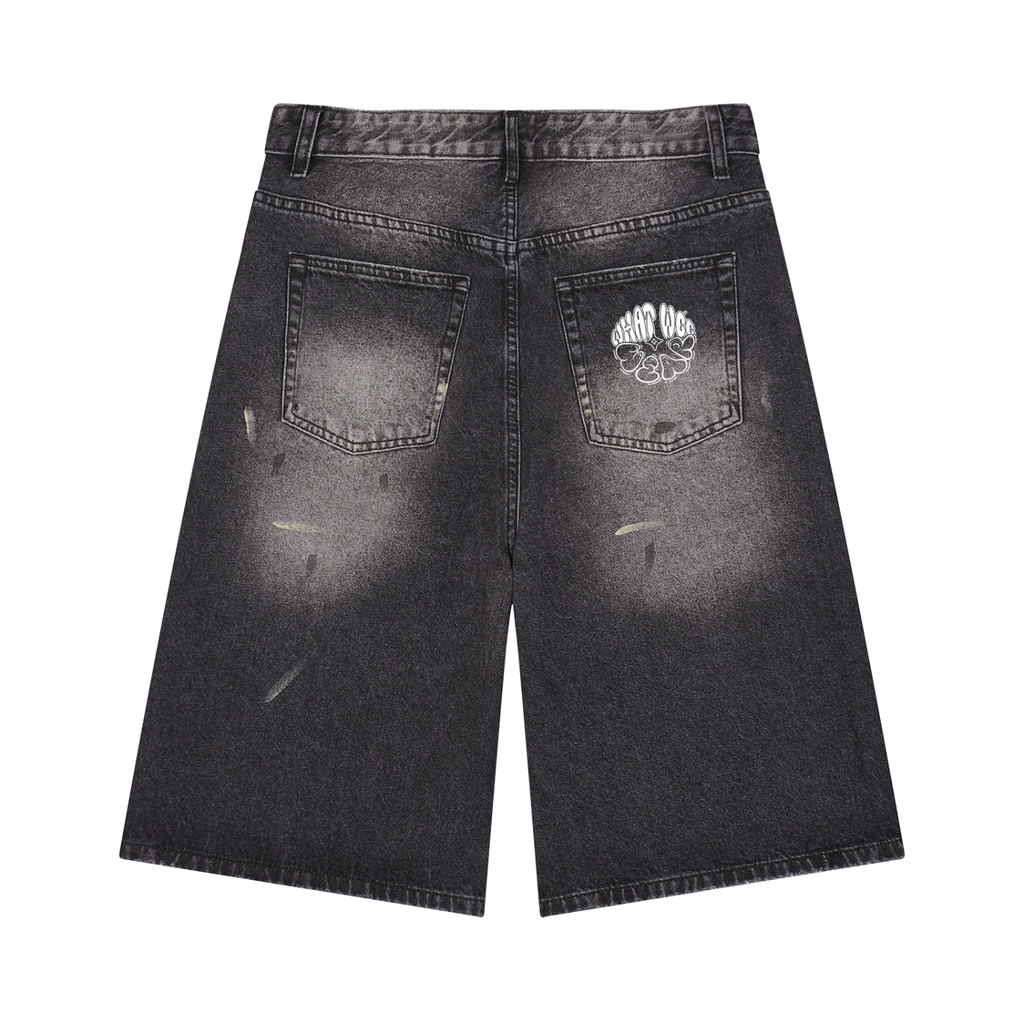 Men’s Paint splatter Baggy Jorts