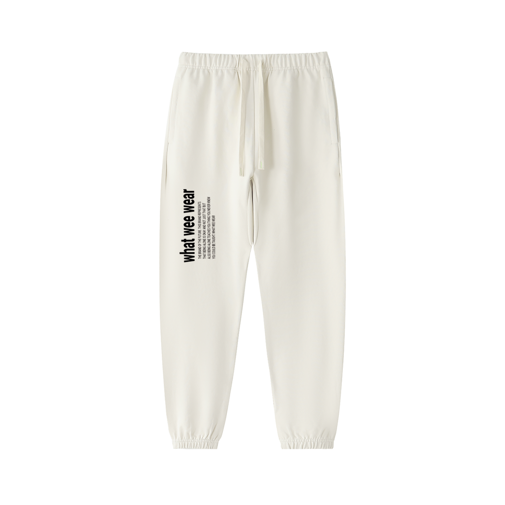 Essential Heavyweight Cotton What Wee Wear Sweatpants