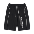 Unisex Piping What Wee Wear Shorts
