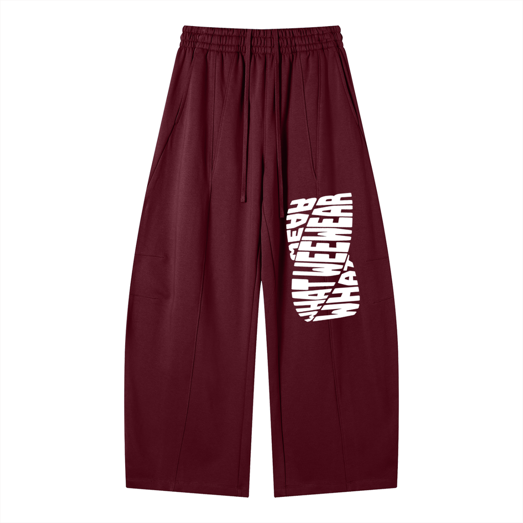 Heavyweight baggy Panel What Wee Wear Sweatpants