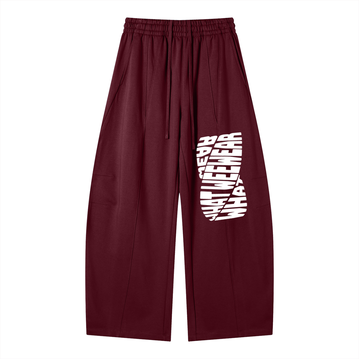 Heavyweight baggy Panel What Wee Wear Sweatpants