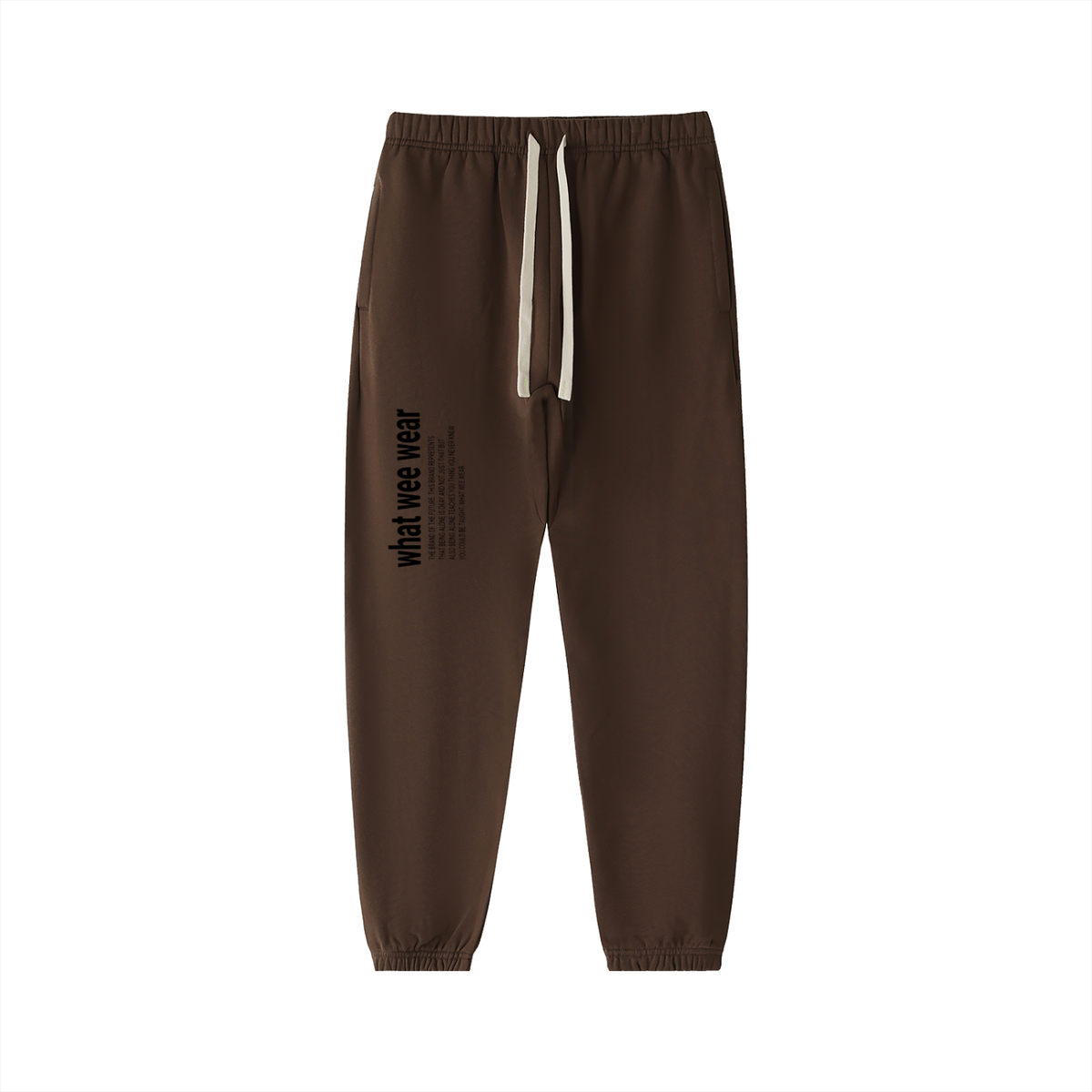 Essential Heavyweight Cotton What Wee Wear Sweatpants
