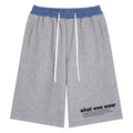 Unisex Plaid Waistband Freedom Shorts