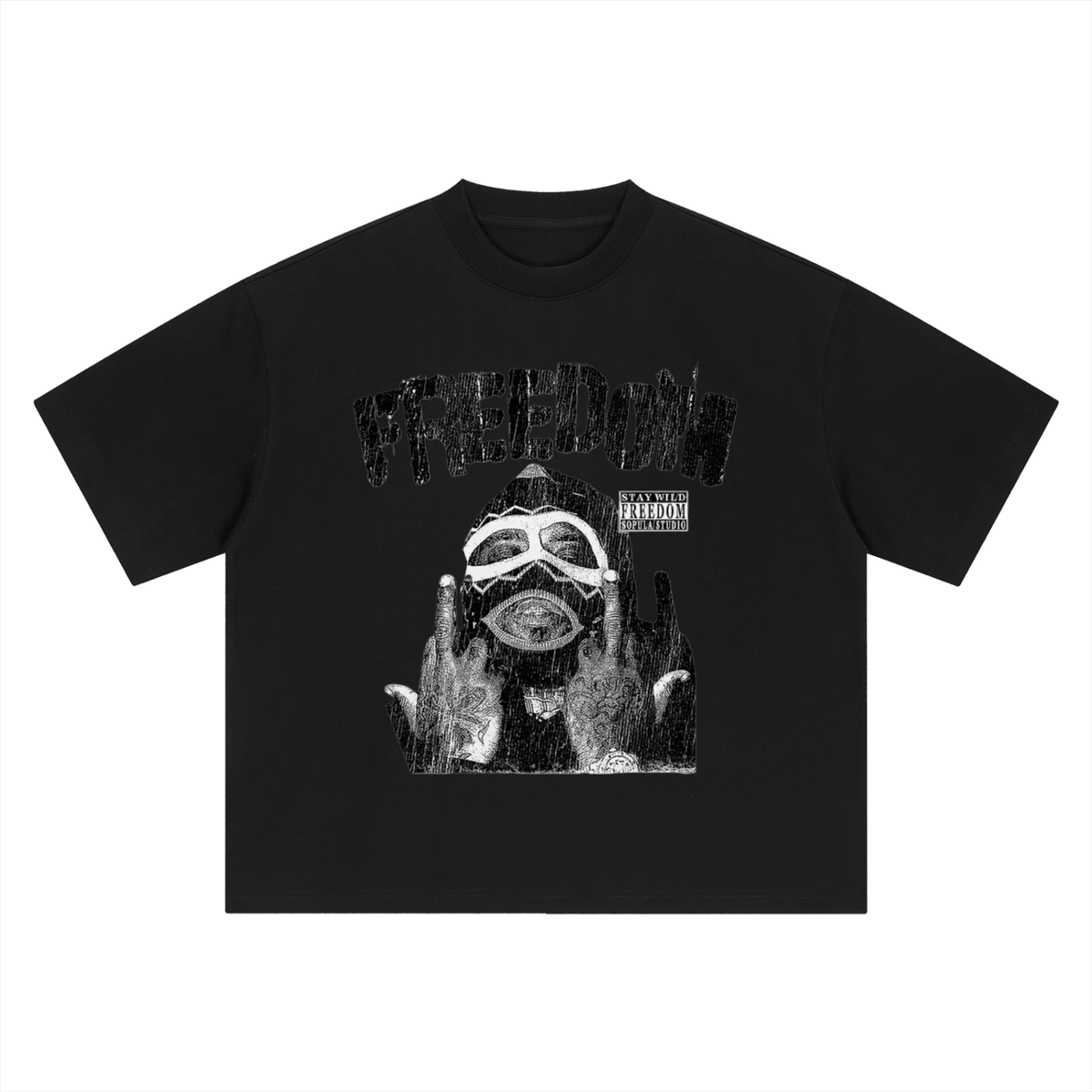 Boxy Oversized Freedom T-Shirt