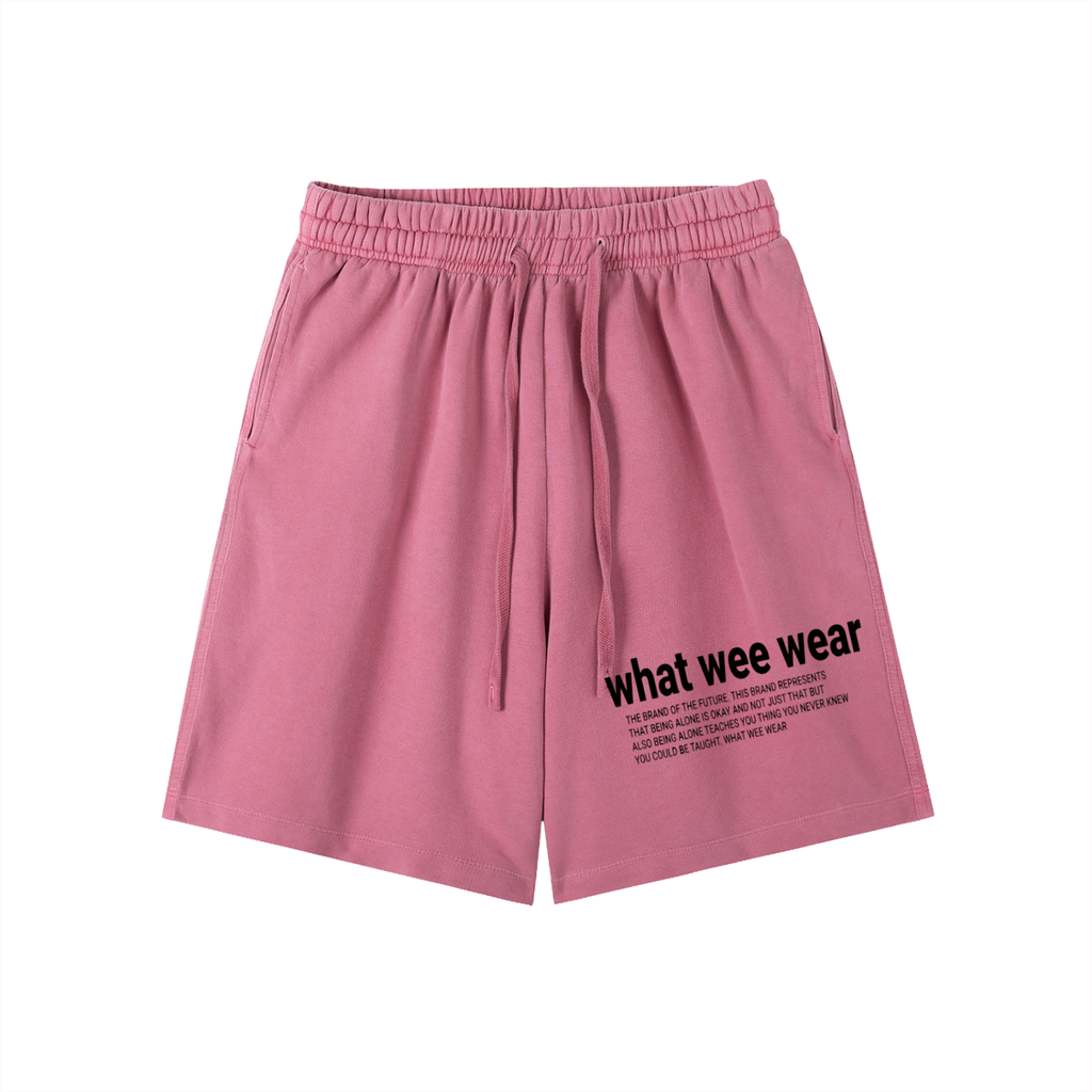 Vintage Wash What Wee Wear Cotton Shorts