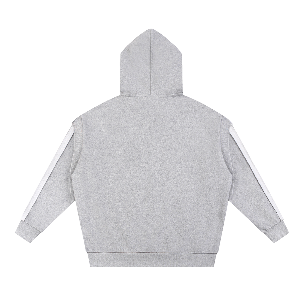 Raw Edge Double Layered What Wee Wear Hoodie