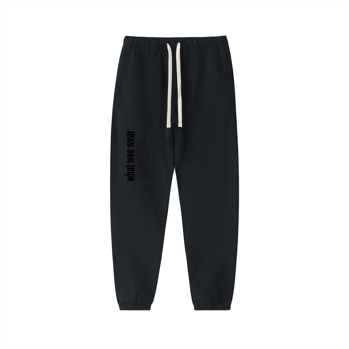 Essential Heavyweight Cotton What Wee Wear Sweatpants