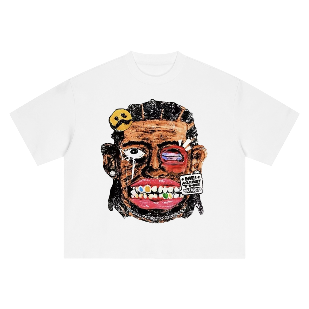 Boxy Oversized  Big HeadT-Shirt