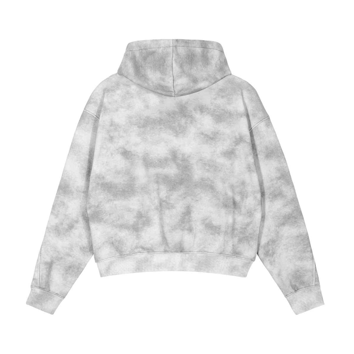 Dirty Washed Zip-Up Fleece What Wee Wear Hoodie