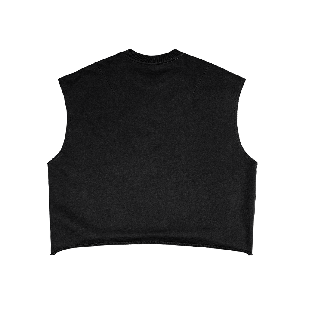 French Terry Boxy No Winner In War Tank Top