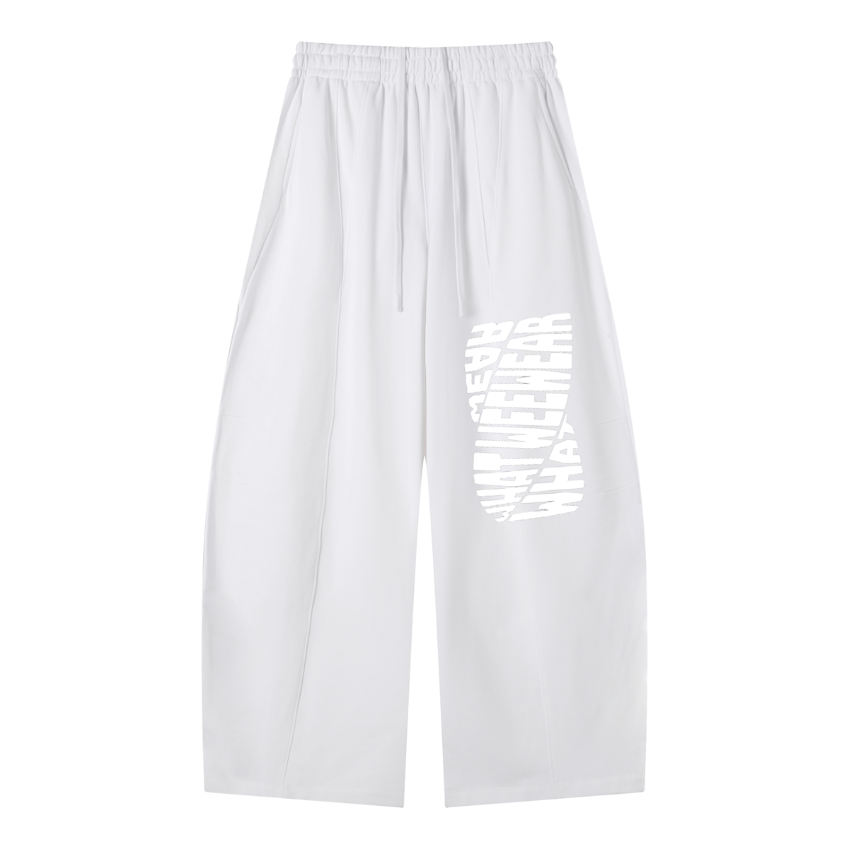 Heavyweight baggy Panel What Wee Wear Sweatpants