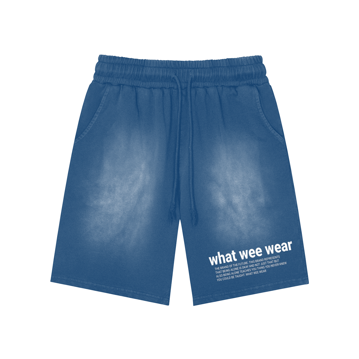 Rectangle Washed What Wee Wear Shorts