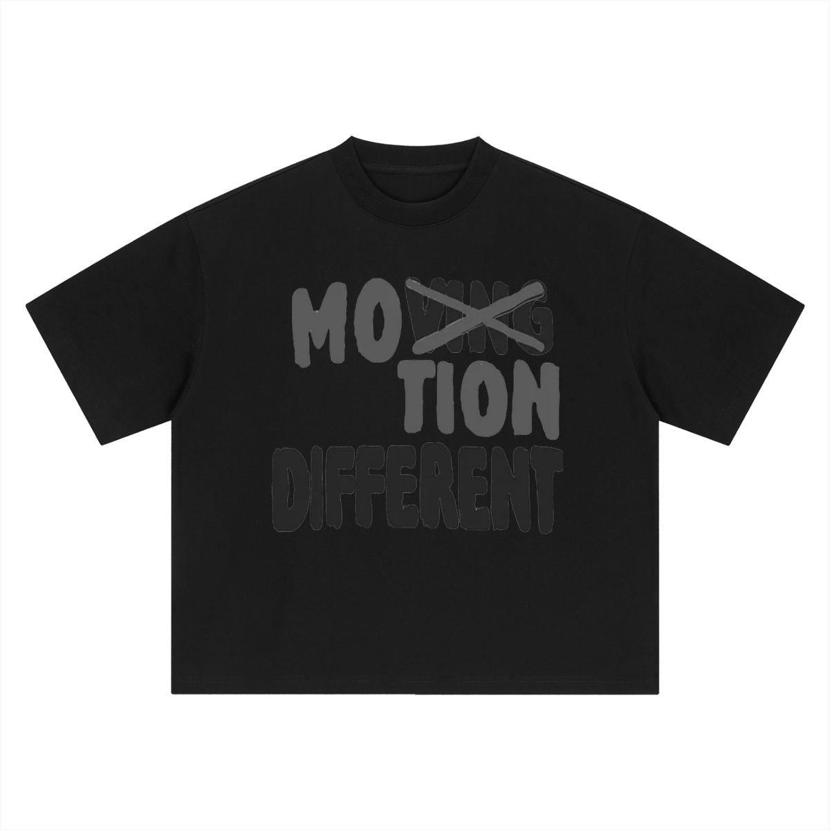 Boxy Oversized  Motion T-Shirt