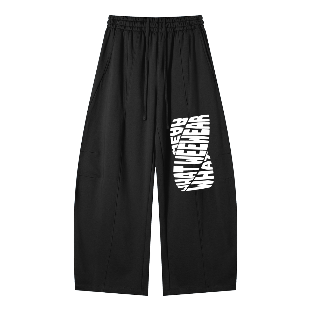Heavyweight baggy Panel What Wee Wear Sweatpants