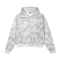 Dirty Washed Zip-Up Fleece What Wee Wear Hoodie
