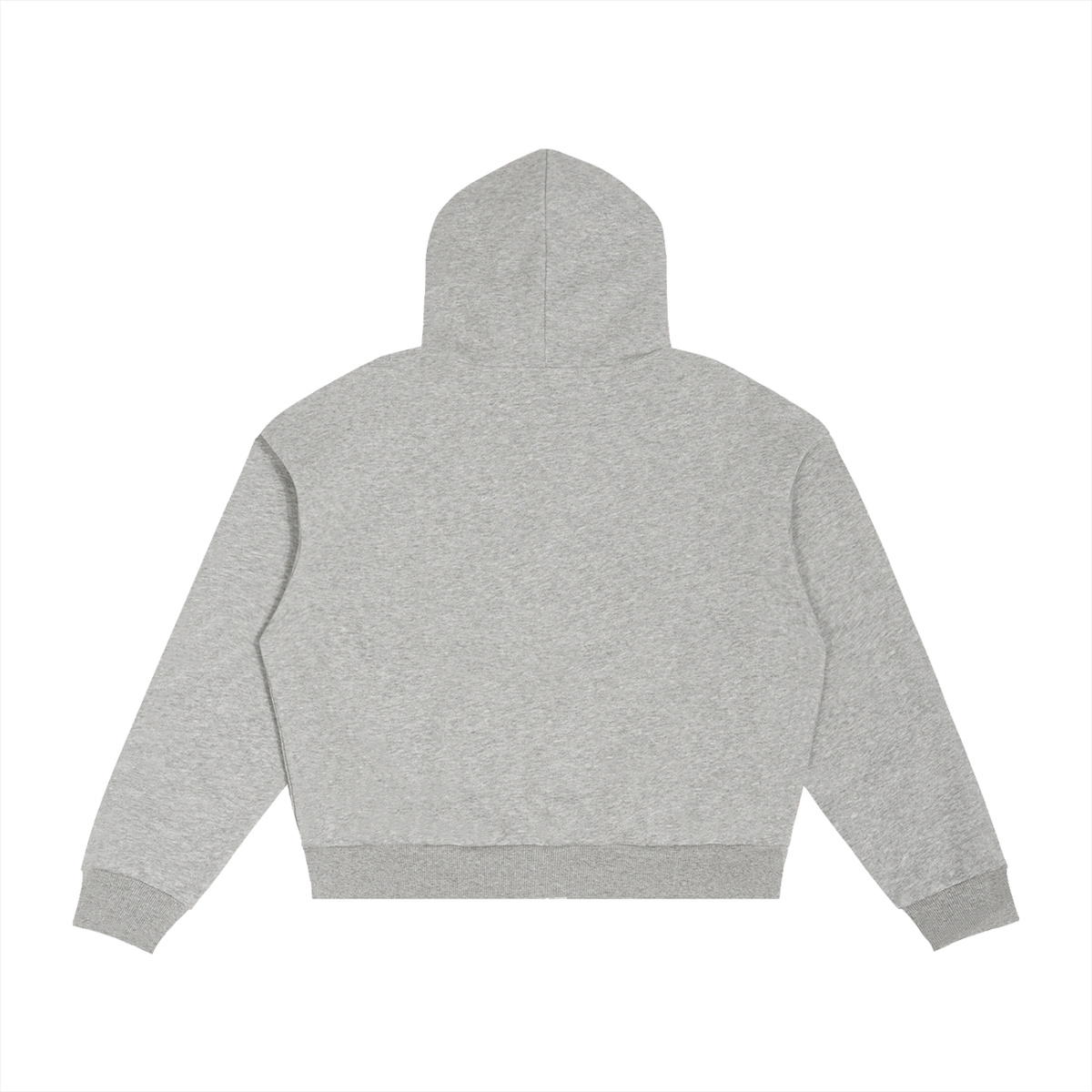 Contrast Plaid Boxy Zip What Wee Wear Hoodie